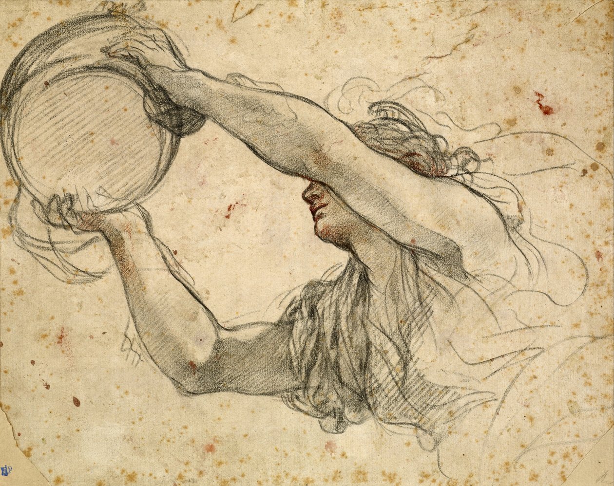 Papalık tacını tutan kadın by Pietro da Cortona