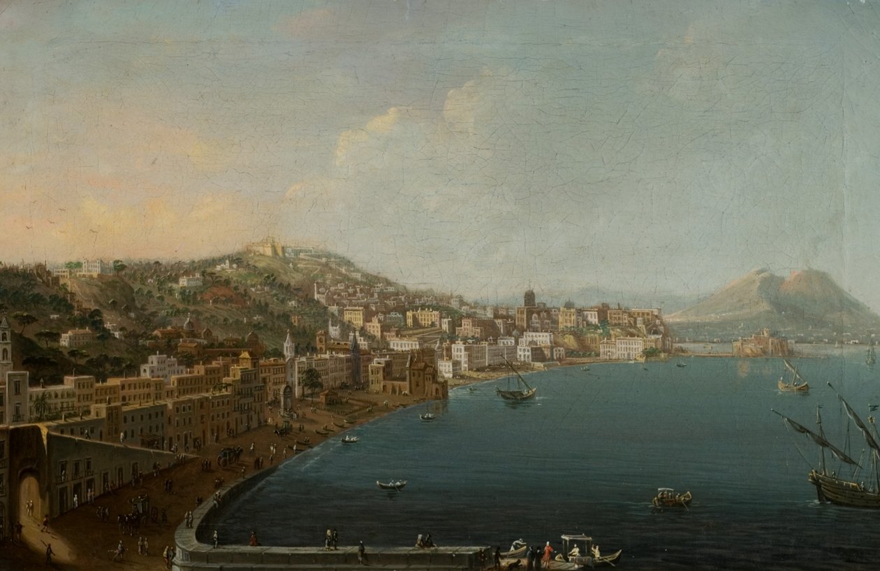 Vezüv ile Napoli by Pietro Antoniani