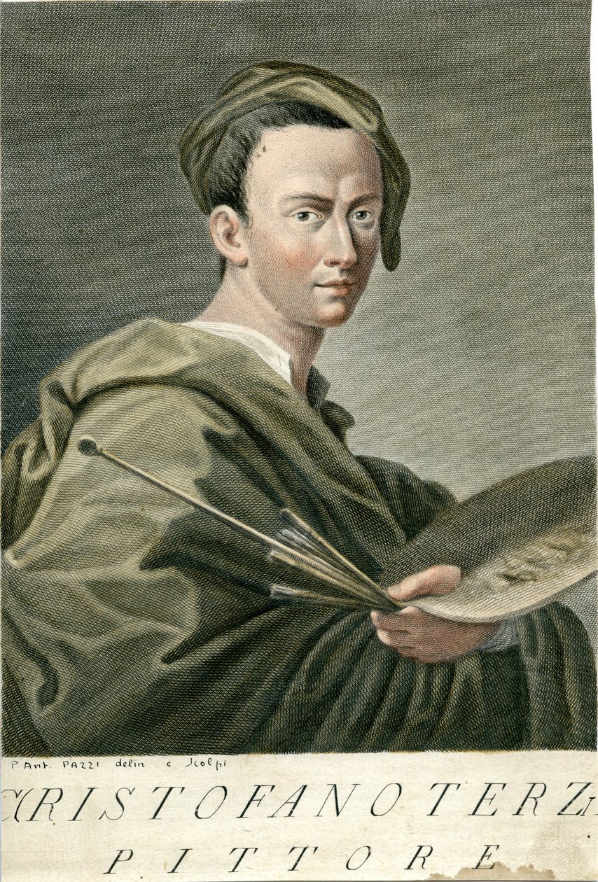 oyulmuş portre by Pietro Antonio Pazzi