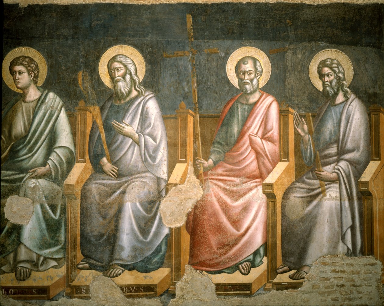Azizlerin Figürleri, Son Yargıdan detay by Pietro Cavallini