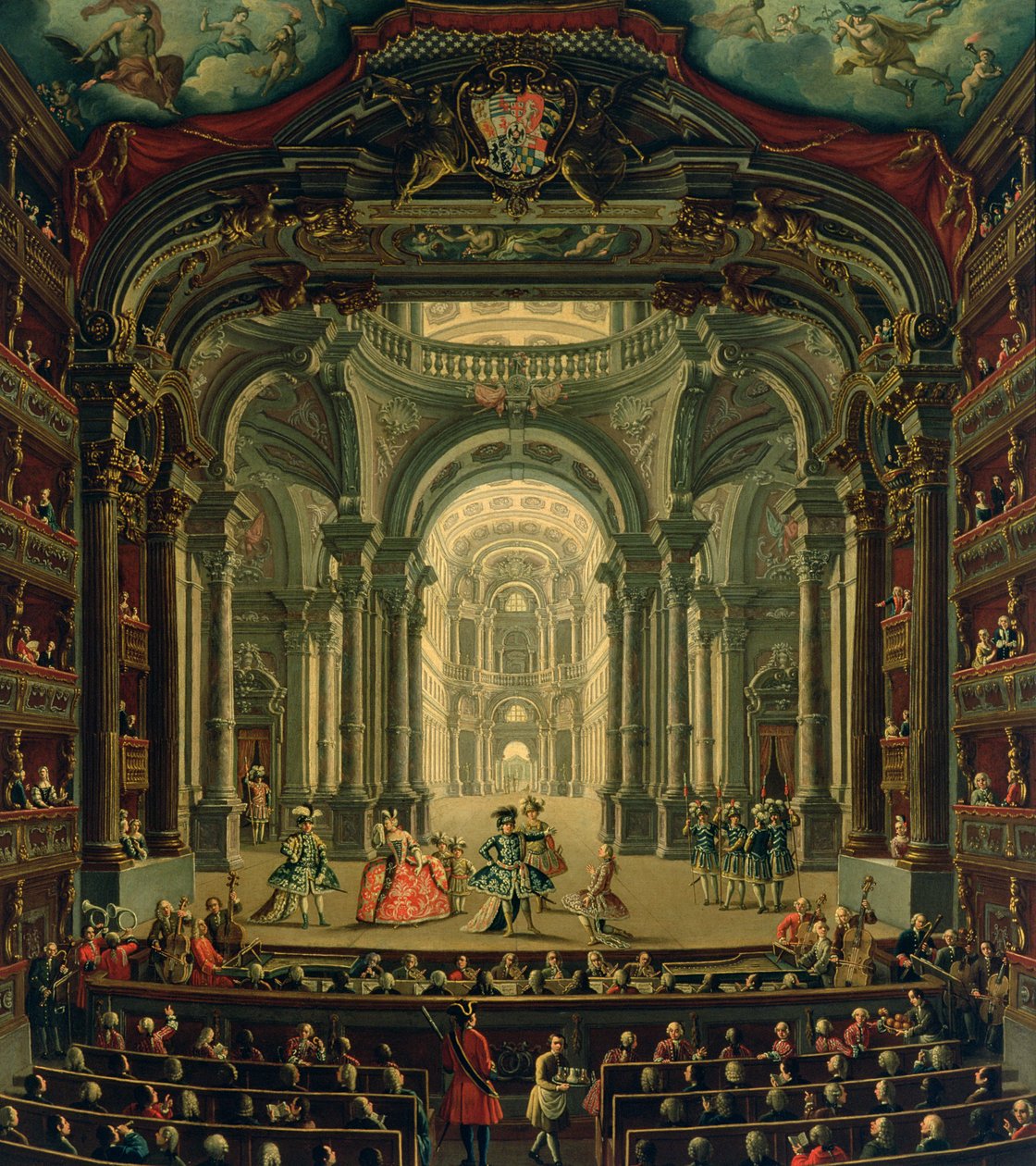 Torino'daki Teatro Reale by Pietro Domenico Oliviero