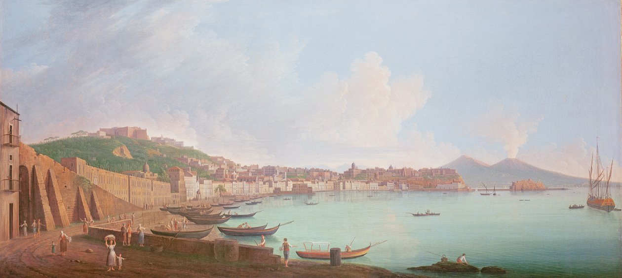 Napoli Körfezi, 18. yüzyıl by Pietro Fabris