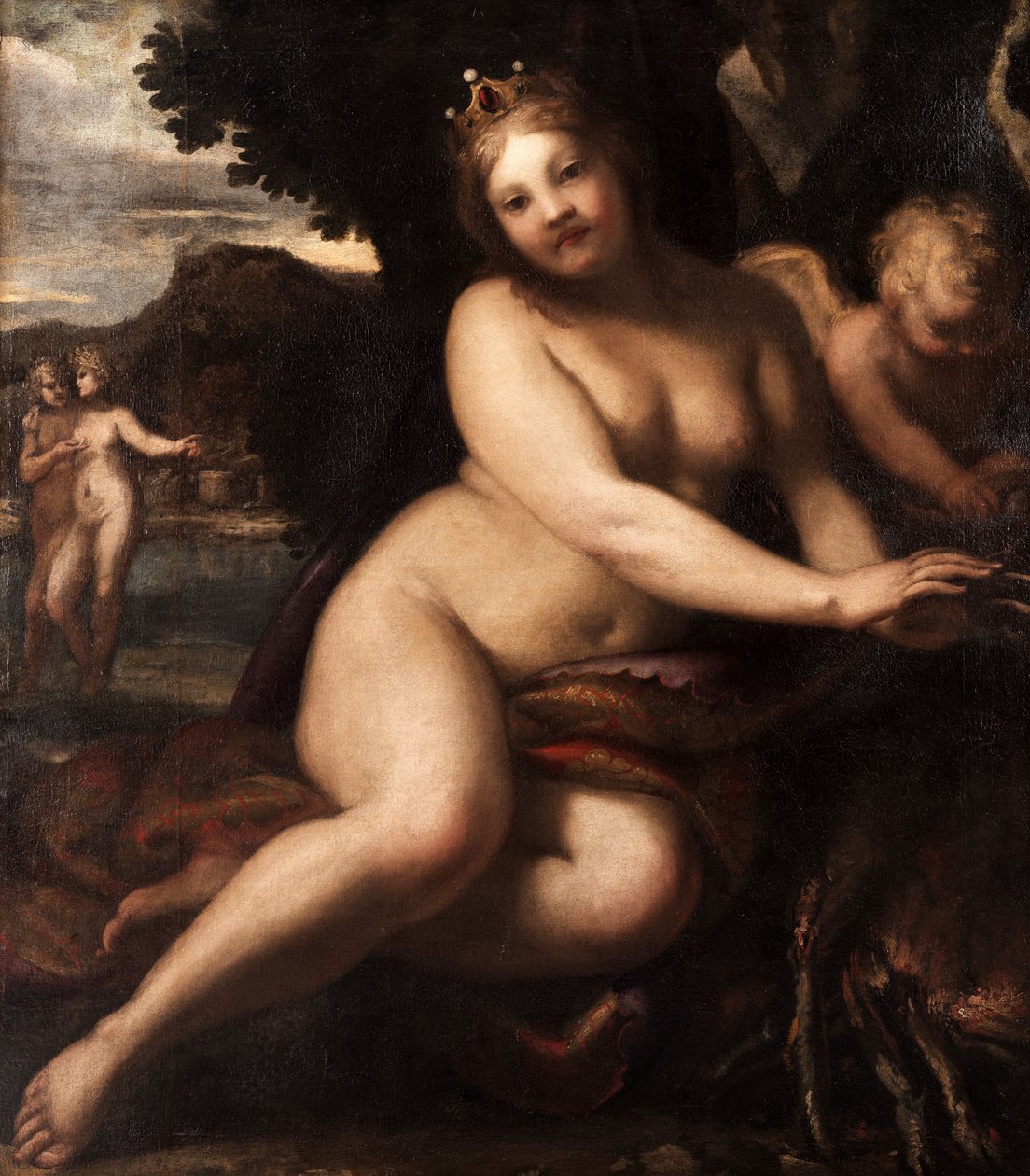 Ceres ve Bacchus olmadan Venüs soğuk by Pietro Liberi