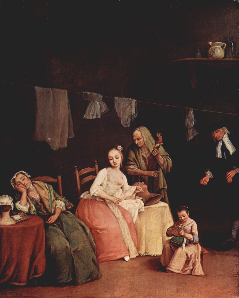 temizlikçi kadın by Pietro Longhi