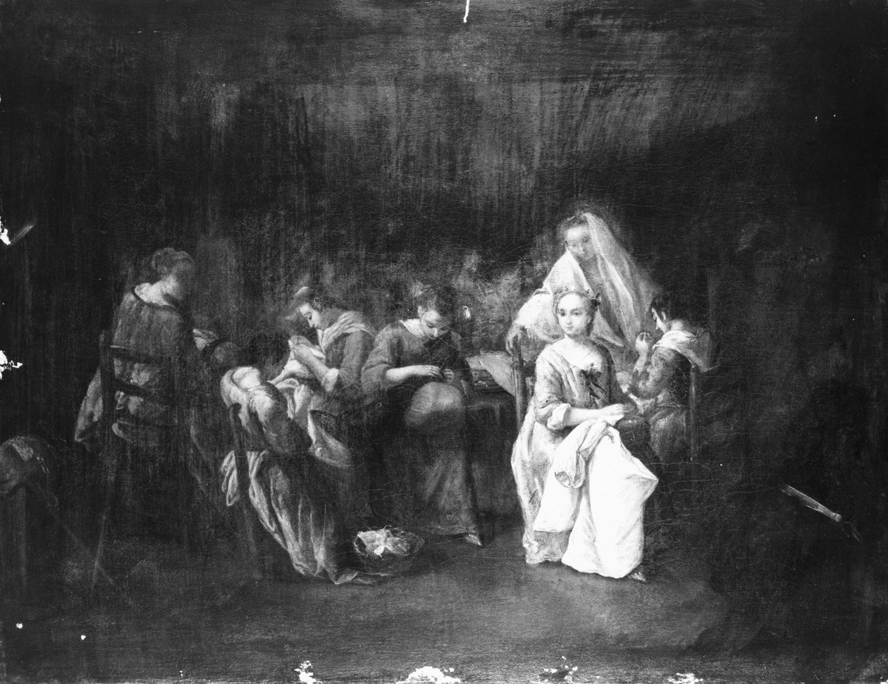 Kız Dikiş by Pietro Longhi