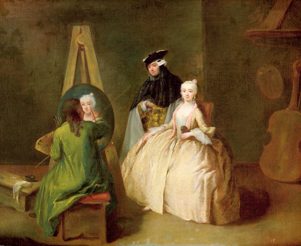 Sanatçının Stüdyosu, c.1746 by Pietro Longhi