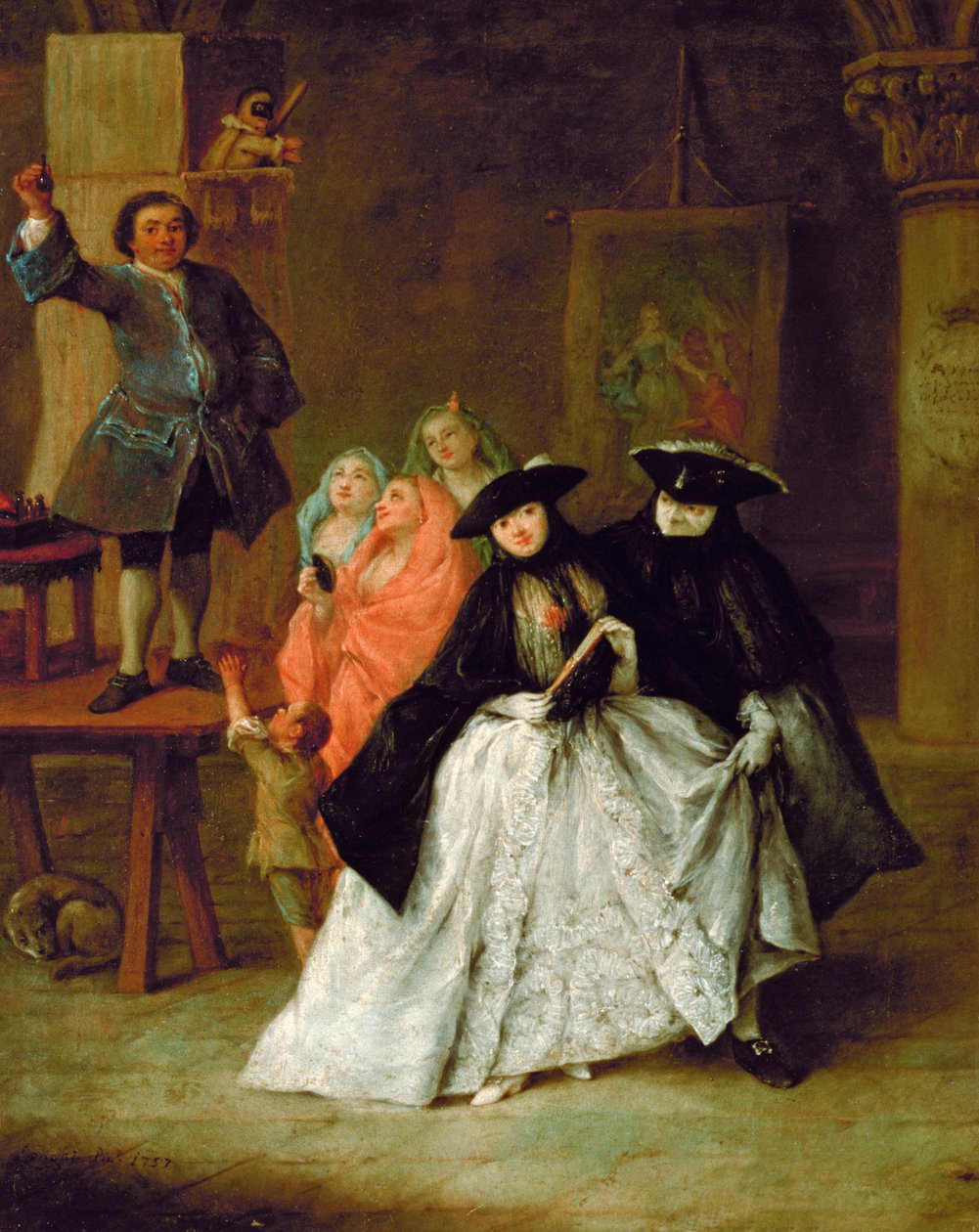 Şarlatan, 1757 by Pietro Longhi