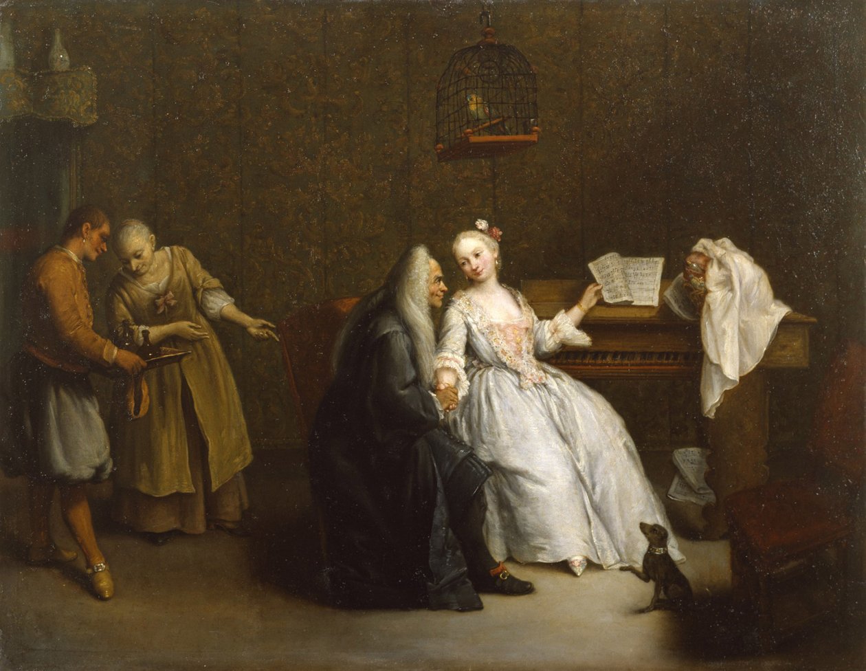 Müzik Dersi, c.1760 by Pietro Longhi