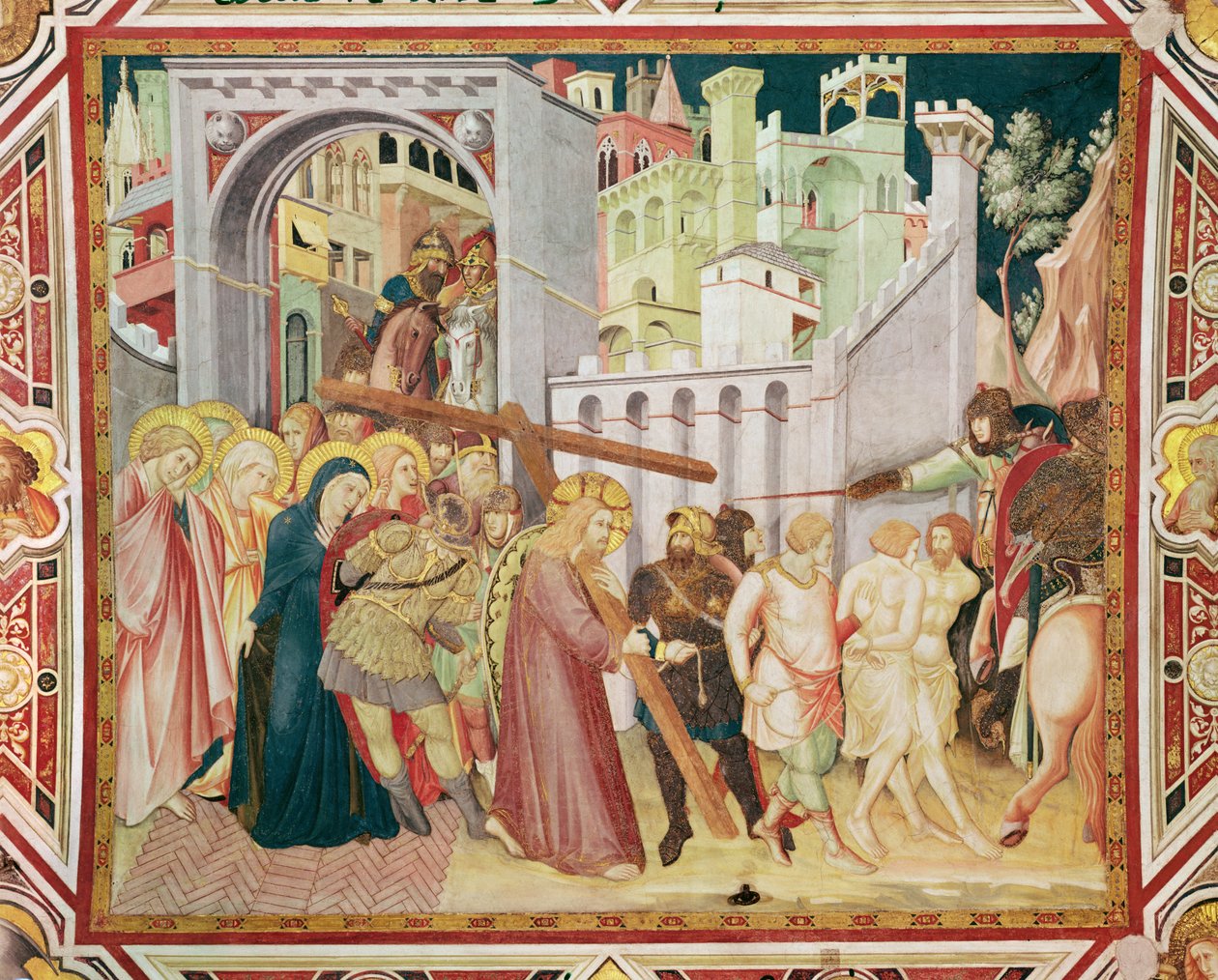 Purgatorio, Canto 1: Poetët shohin bukurinë e Venusit në qiellin e mëngjesit, ilustrim nga Komedia Hyjnore nga Dante Alighieri, 1885 (gdhendje me ngjyra dixhitale) by Pietro Lorenzetti