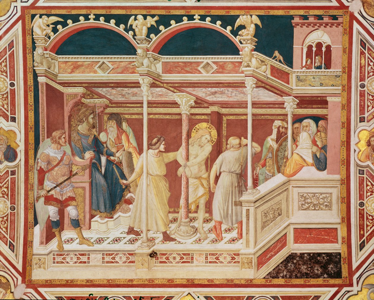 The Flagellation of Christ, c.1320  by Pietro Lorenzetti