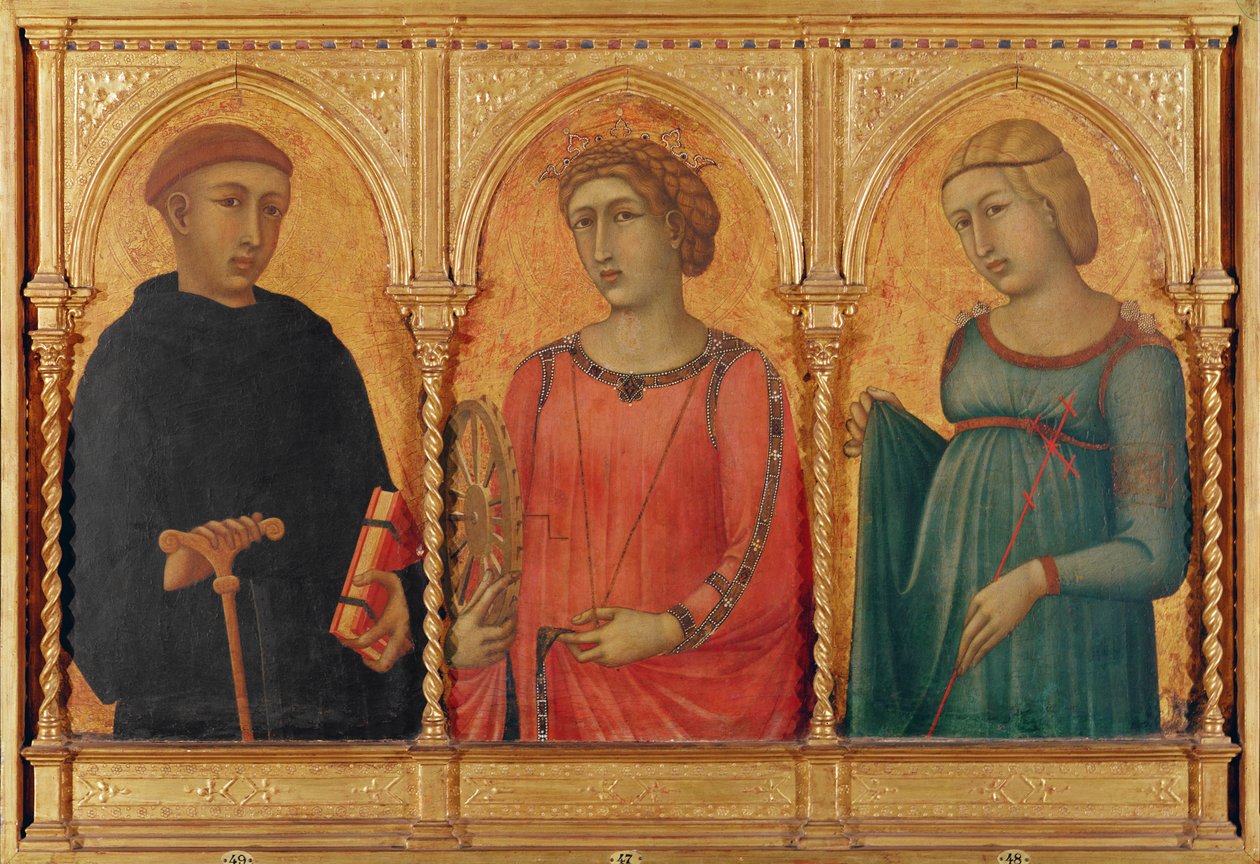 Üç Aziz by Pietro Lorenzetti