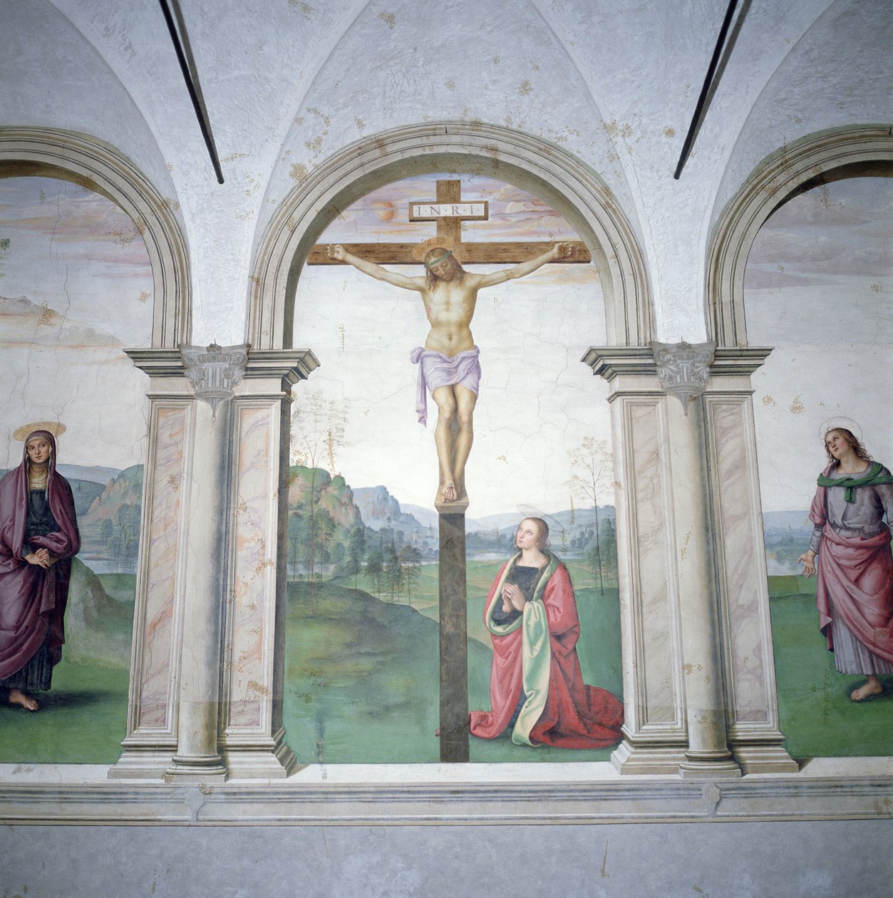 Çarmıha Gerilme, 1493-6 (ayrıca bkz. 169448) by Pietro Perugino
