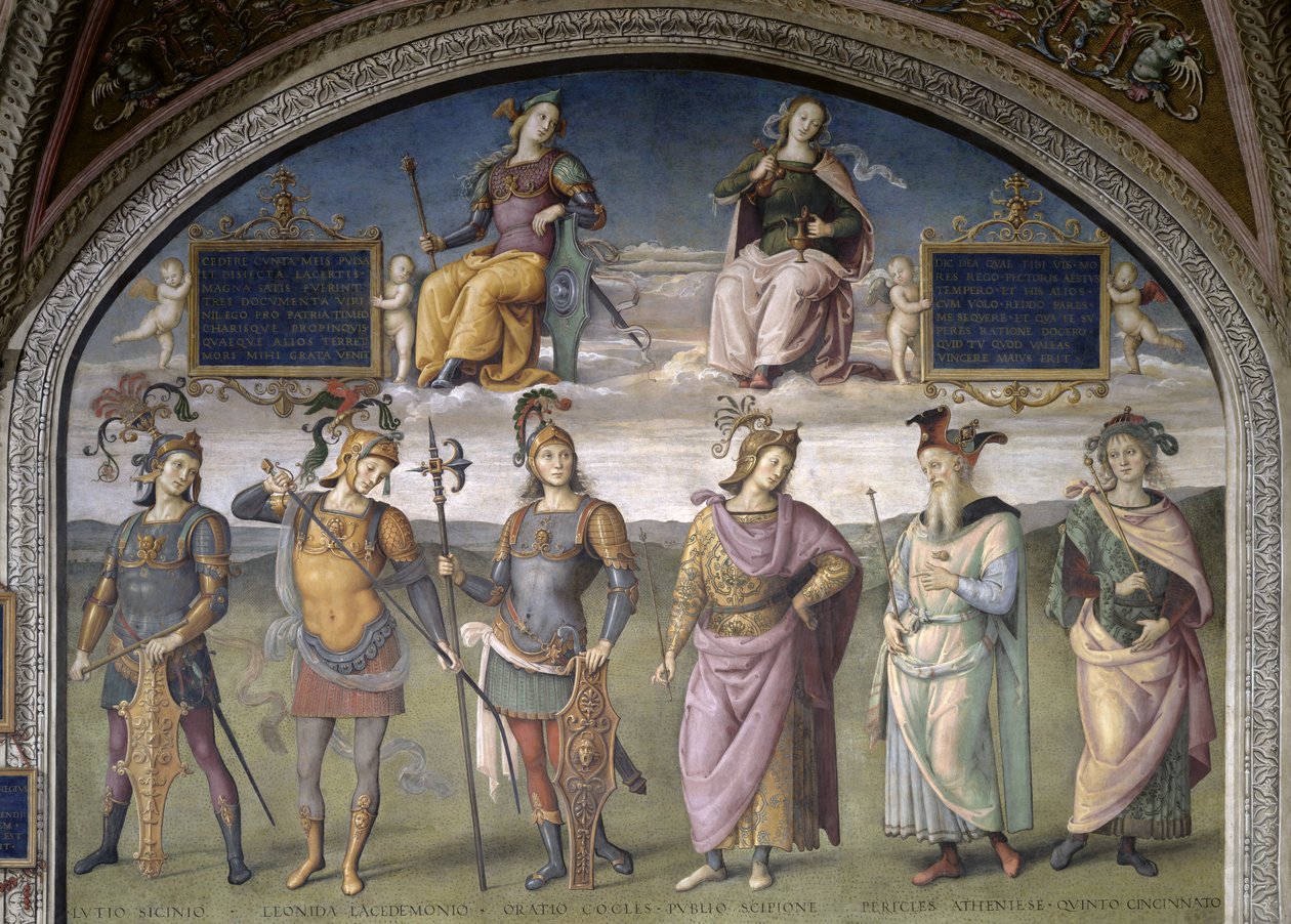 Lunette of Fortune ve Temperance, Sala dell