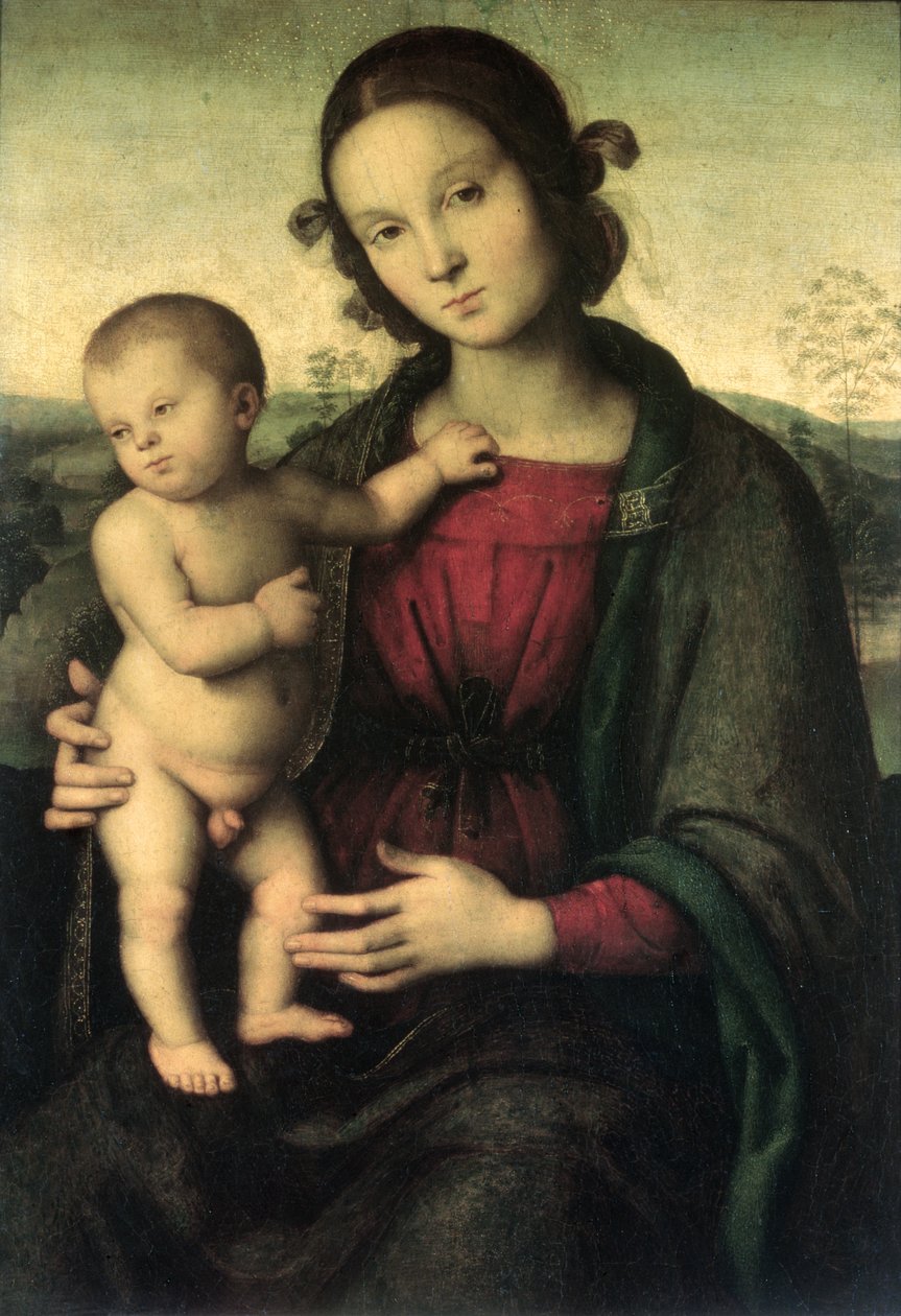 Madonna ve Çocuk, c.1495 by Pietro Perugino