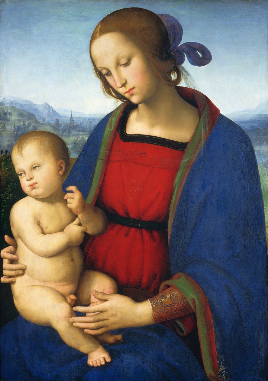 Madonna ve Çocuk, c.1500 by Pietro Perugino