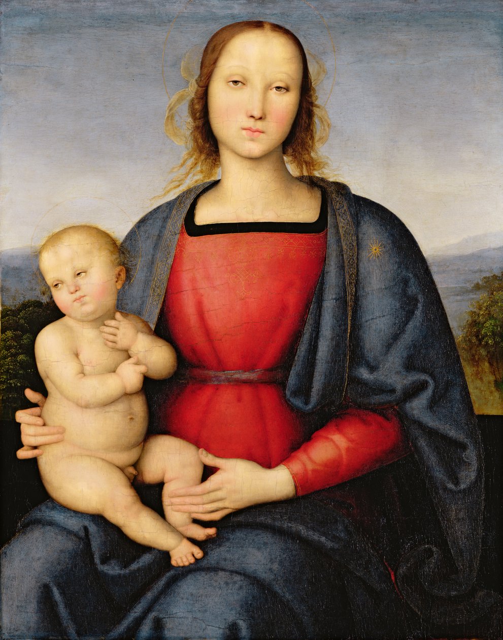Madonna ve Çocuk, c.1500 (panelde tempera) by Pietro Perugino