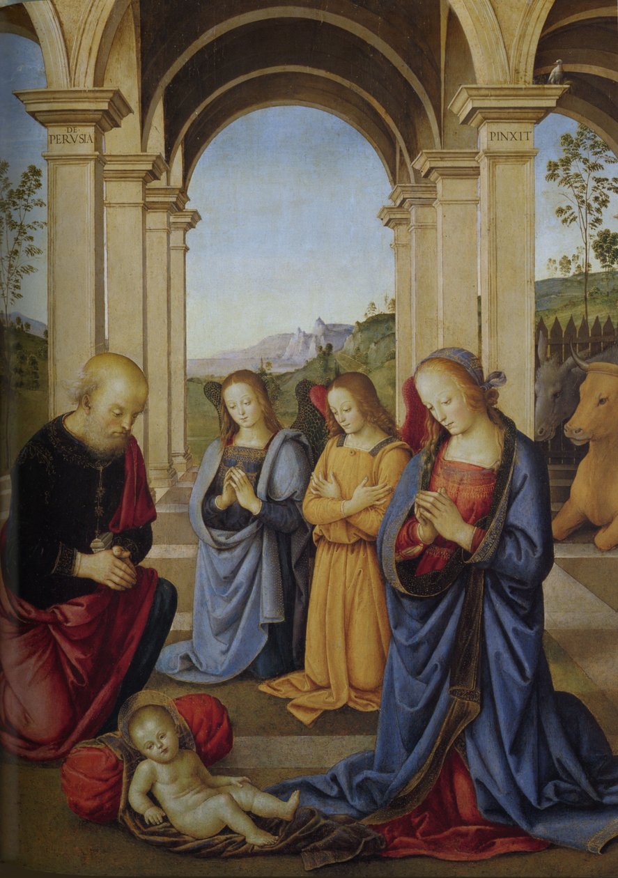 Albani Torlonia Polyptych. by Pietro Perugino