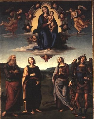 Azizler ile Bakire ve Çocuk, 1497