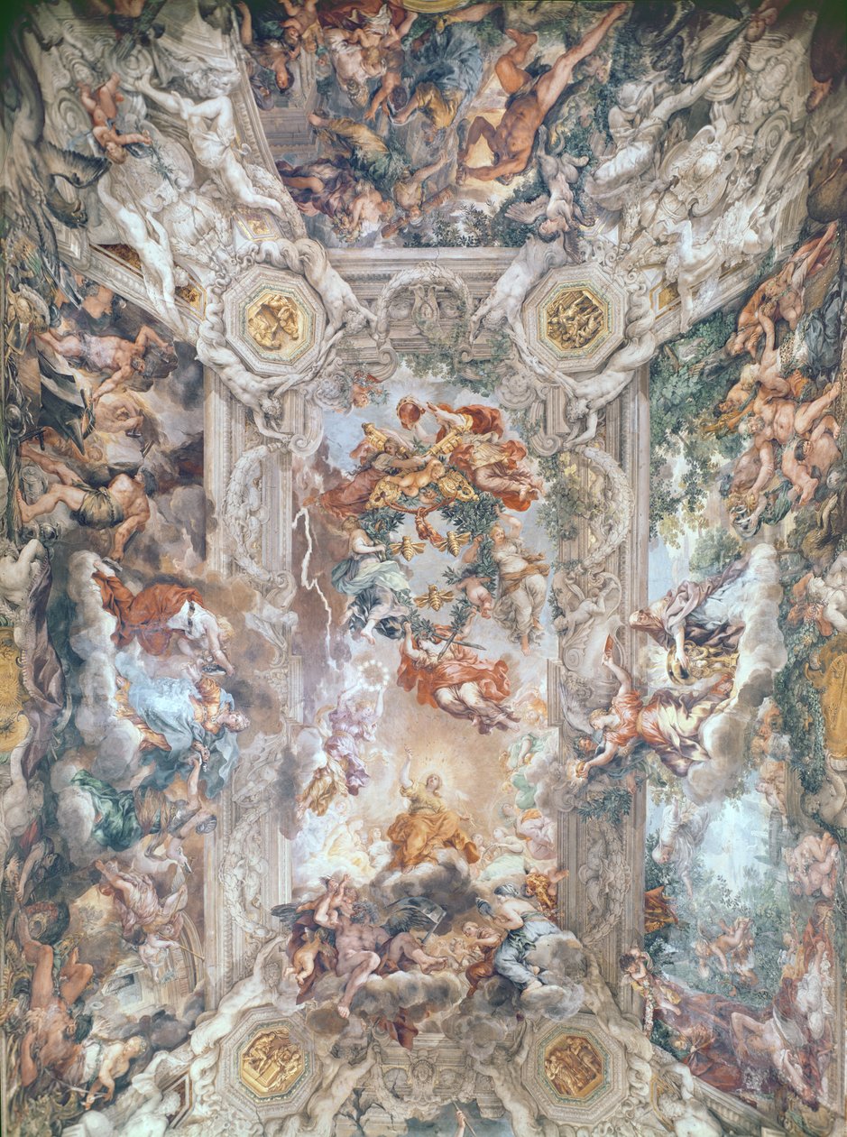 İlahi Takdirin Zaferi by Pietro da Cortona