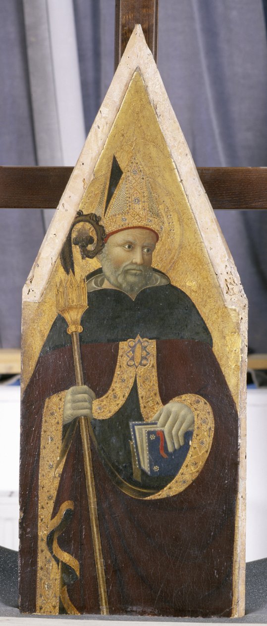 St. Augustine, c.1440 (kavak ağacı üzerinde tempera) by Pietro di Giovanni di Ambrogio Pietro di Giovanni di Ambrogio