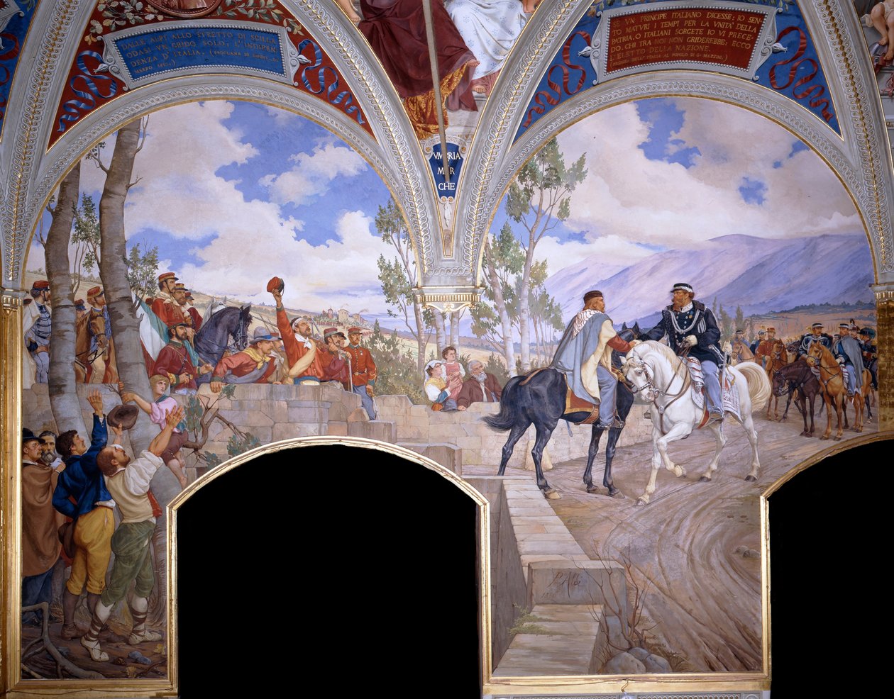Victor Emanuel, Giuseppe Garibaldi ile Teano