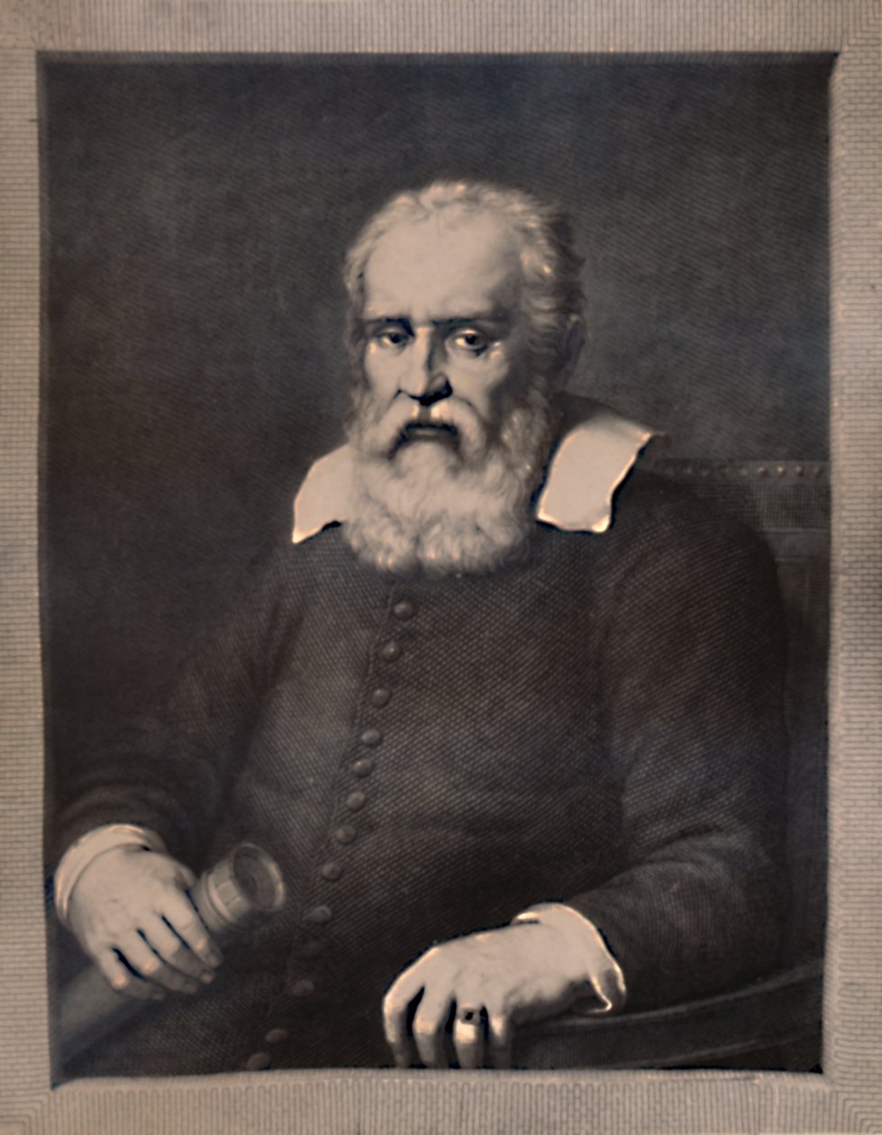 Galileo Galilei, İtalyan bilim adamı, 18. yüzyılın sonları veya 19. yüzyılın başlarında 1894 by Pietro Antonio Leone Bettelini
