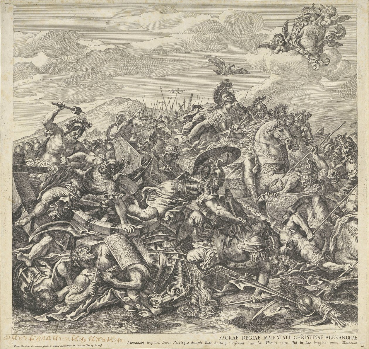 Arbella Savaşı (sol kısım) by Pietro Aquila