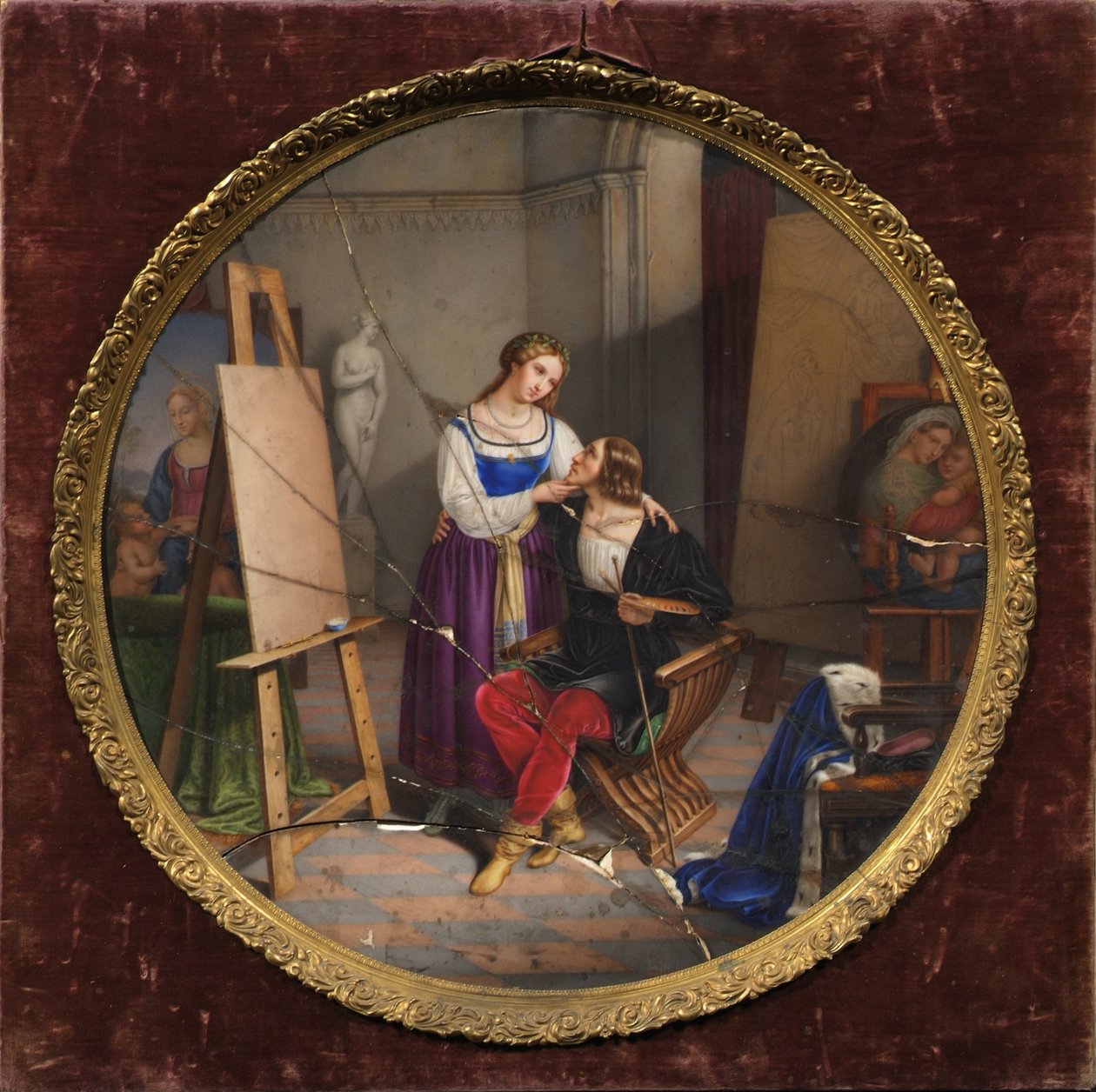 Raphael ve Fornarina by Pietro Bagatti Valsecchi