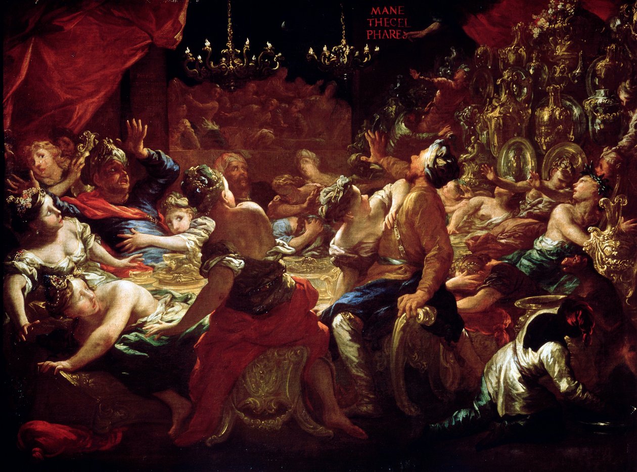 Belşatsar Bayramı, 17. veya 18. yüzyılın başları by Pietro Dandini