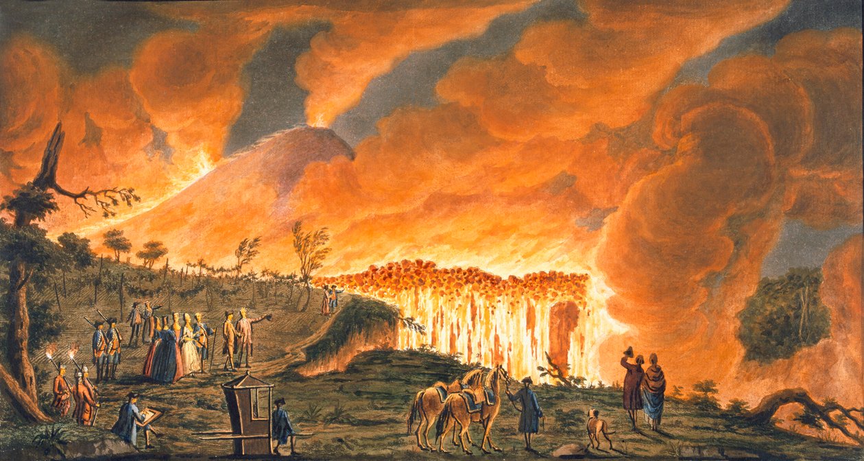 Lav akışını gözlemlemek için 11 Mayıs 1771