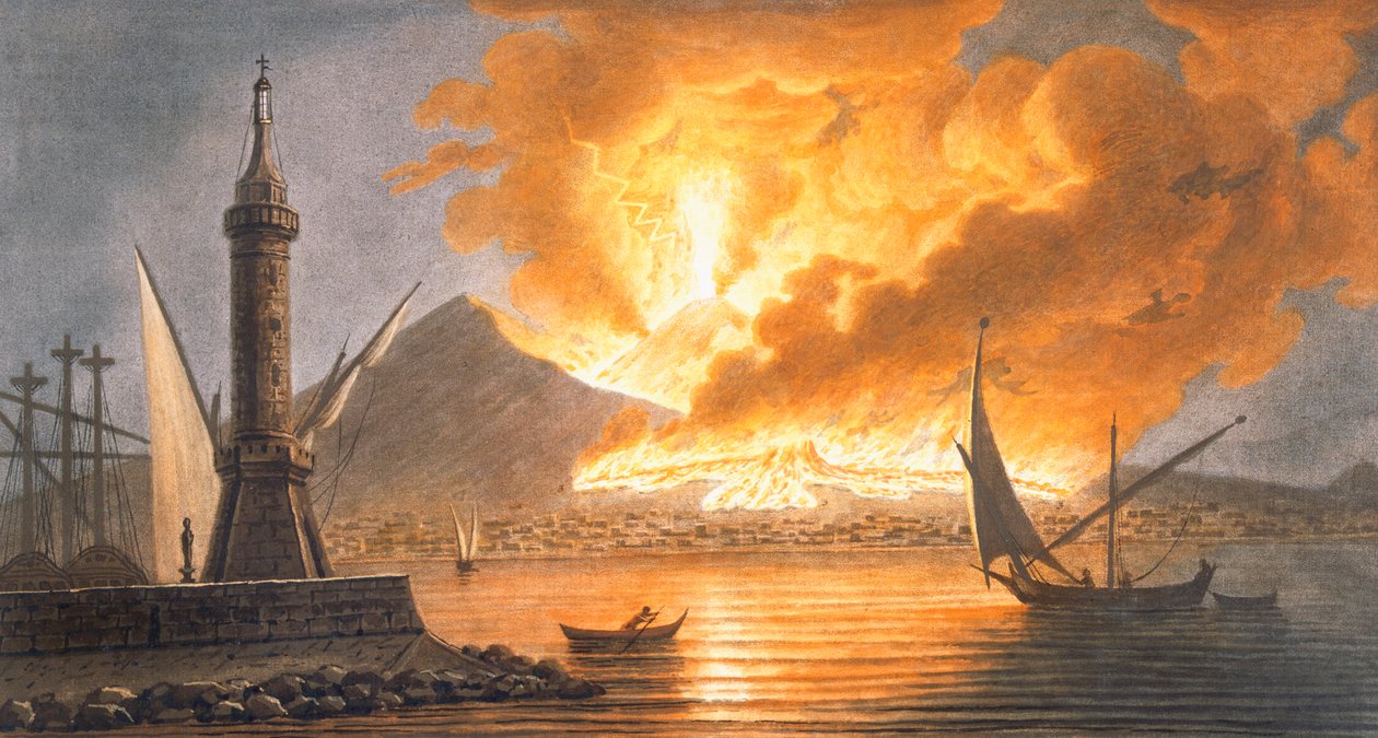 20 Ekim 1767, 1776 gecesi Napoli köstebeğinden Vezüv