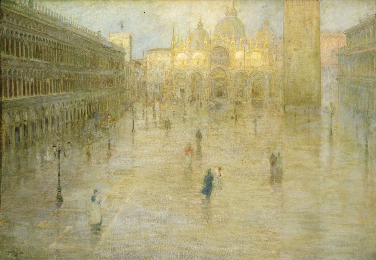 Piazza San Marco Venedik by Pietro Fragiacomo