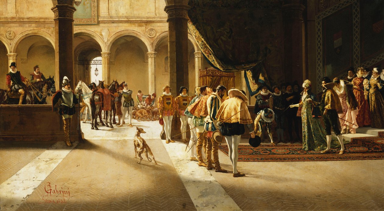 Geliş, 1882 by Pietro Gabrini