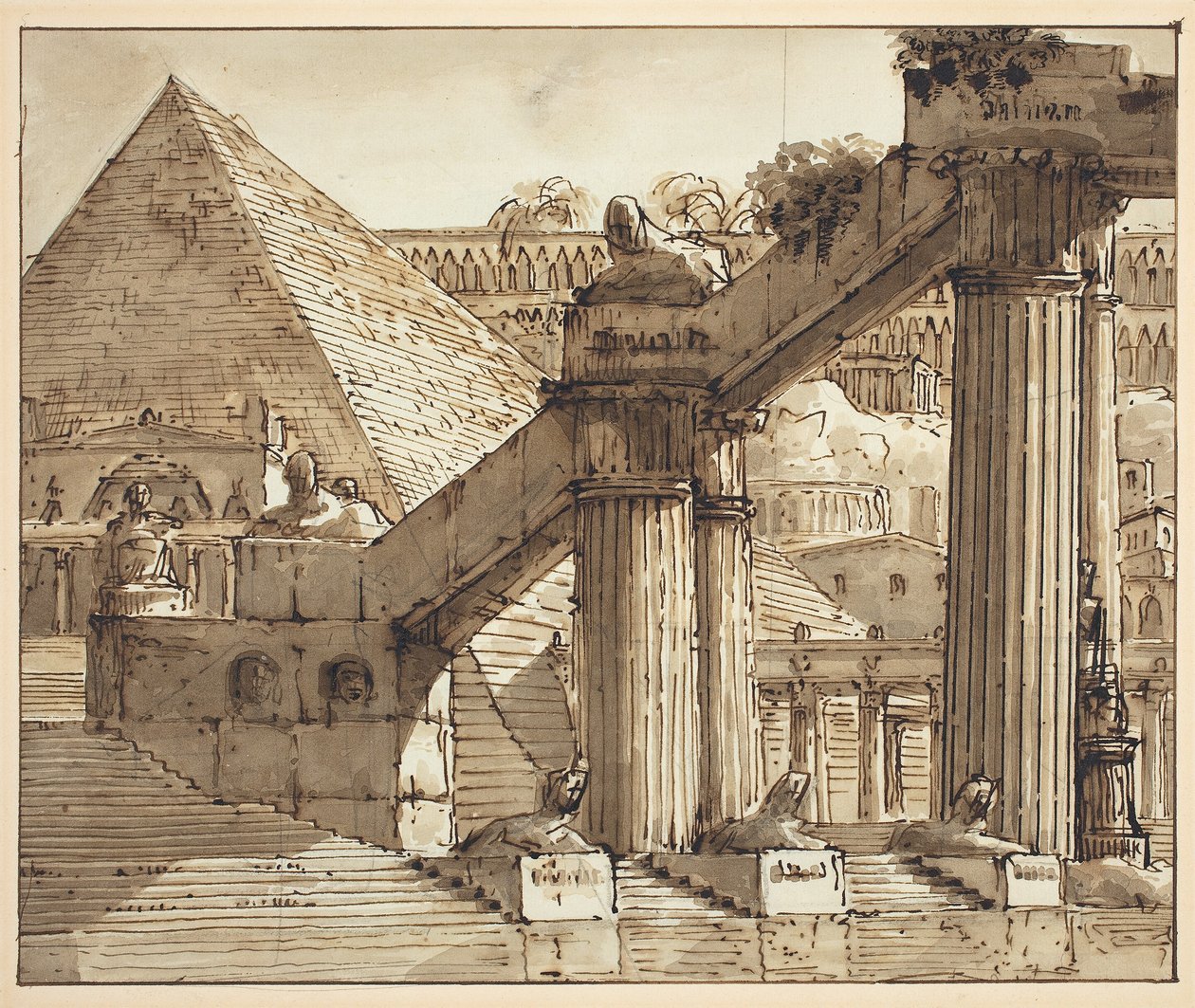 Mısır Sahne Tasarımı by Pietro Gonzaga
