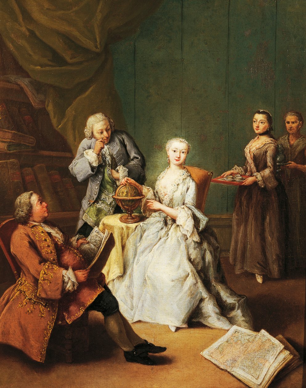 coğrafya dersi by Pietro Longhi