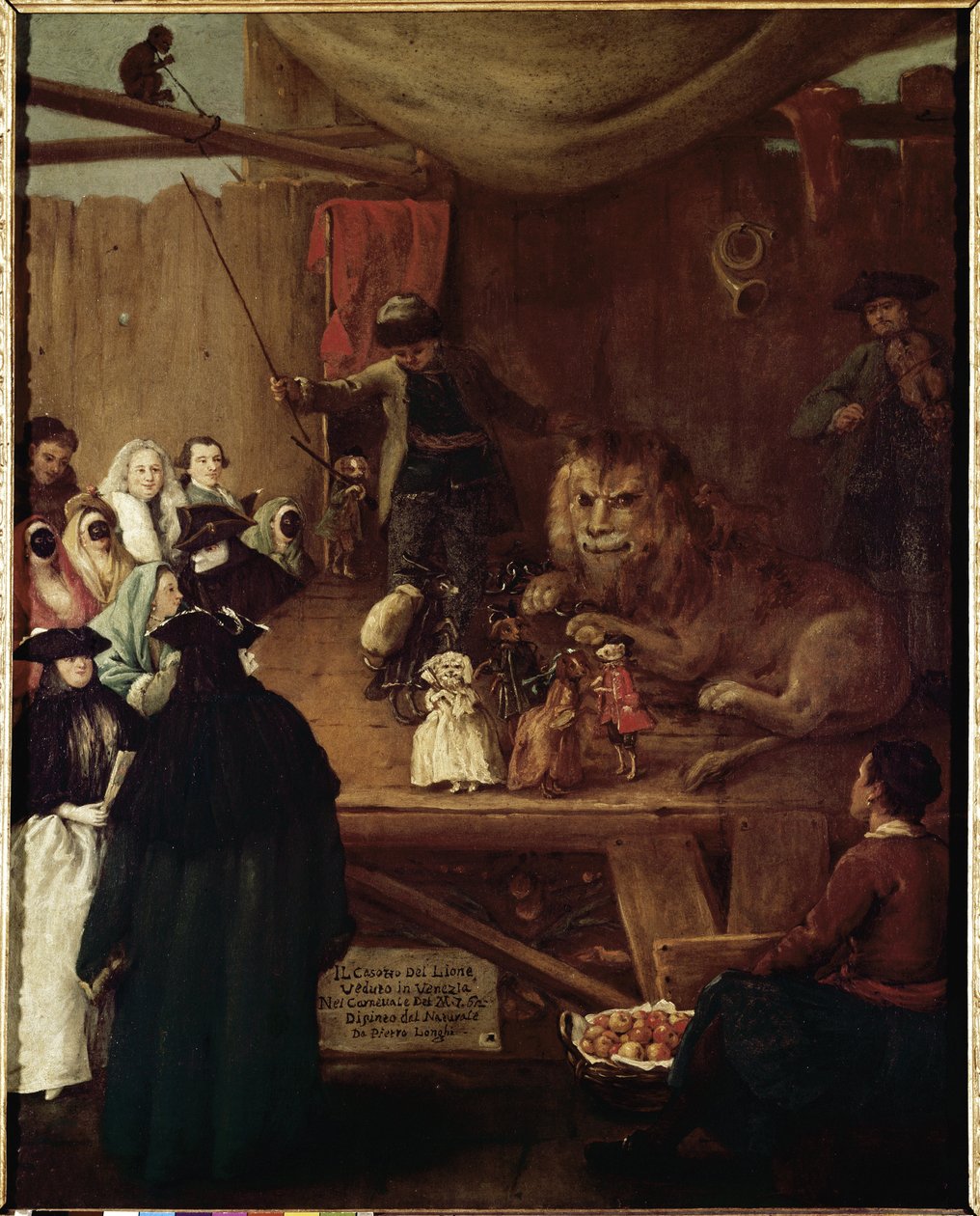 La cabane du lion - Aslan kulübesi by Pietro Longhi