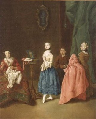 Terzideki Bayan by Pietro Longhi