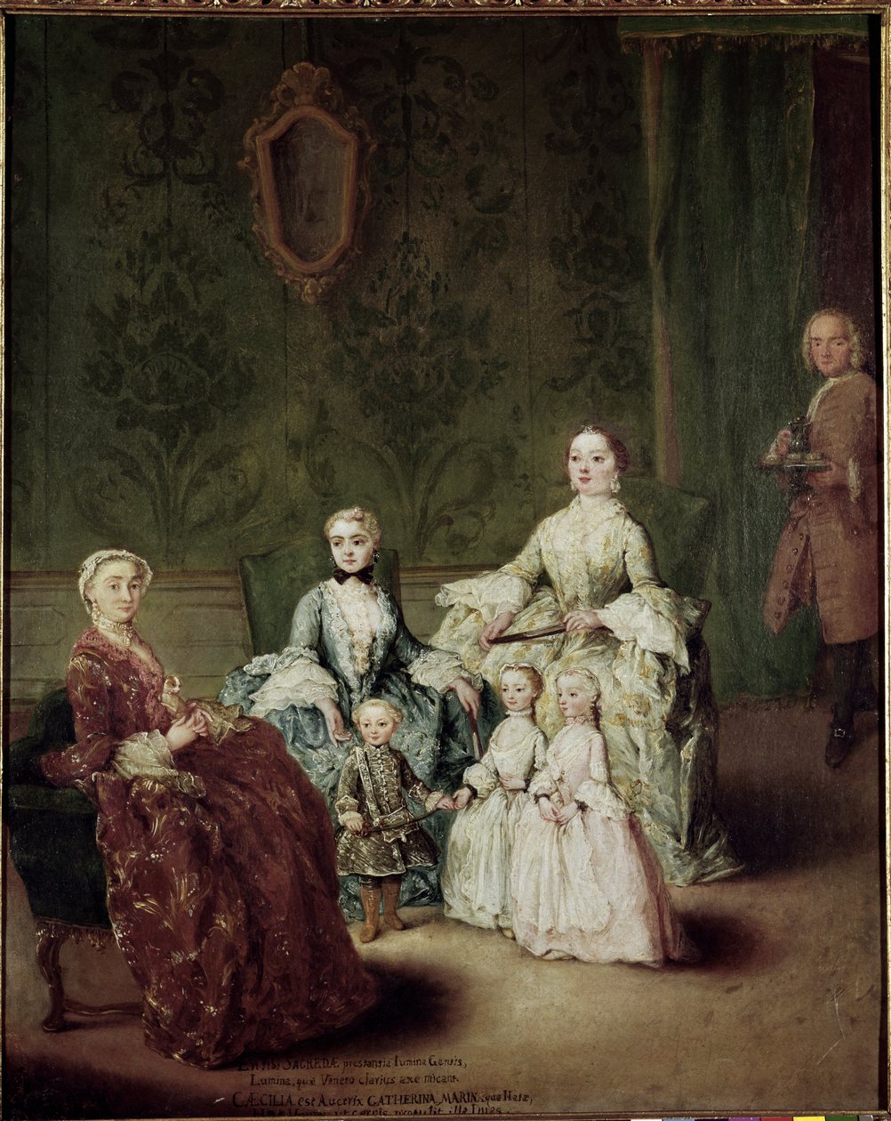 Sagredo ailesinin portresi. Pietro Longhi