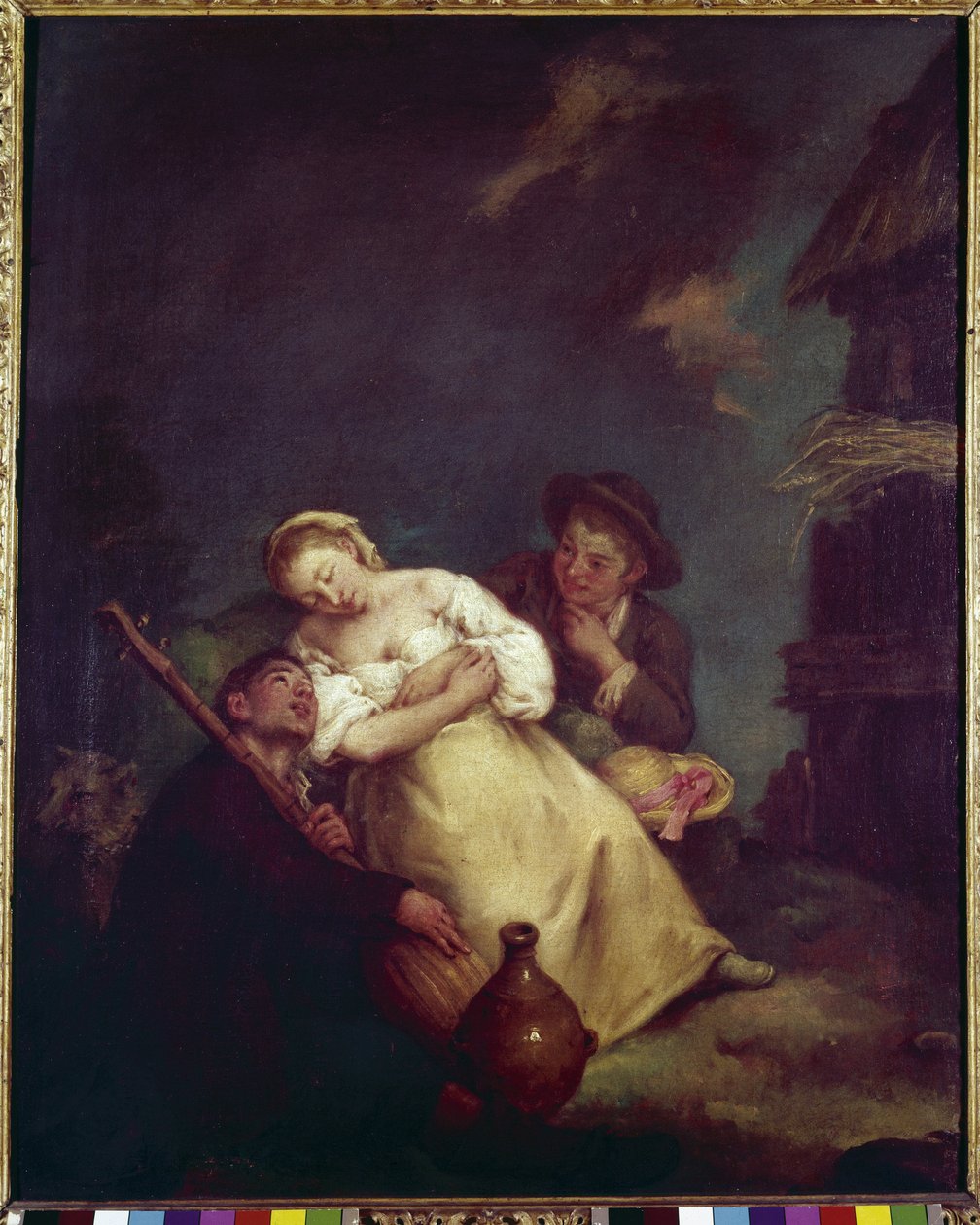 Uyuyan Tarım - Resim Pietro Longhi (1702-1785), tuval üzerine yağlıboya, 61x50 cm, yaklaşık 1750. Venedik, Querini Stampalia Vakfı by Pietro Longhi