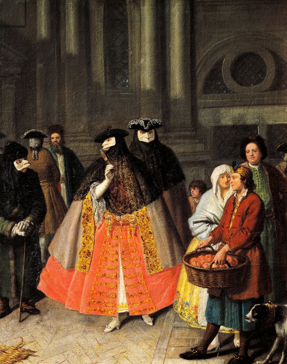 Baute maskeleri arasındaki konuşmalar, Pietro Longhi (1701-1785) by Pietro Longhi