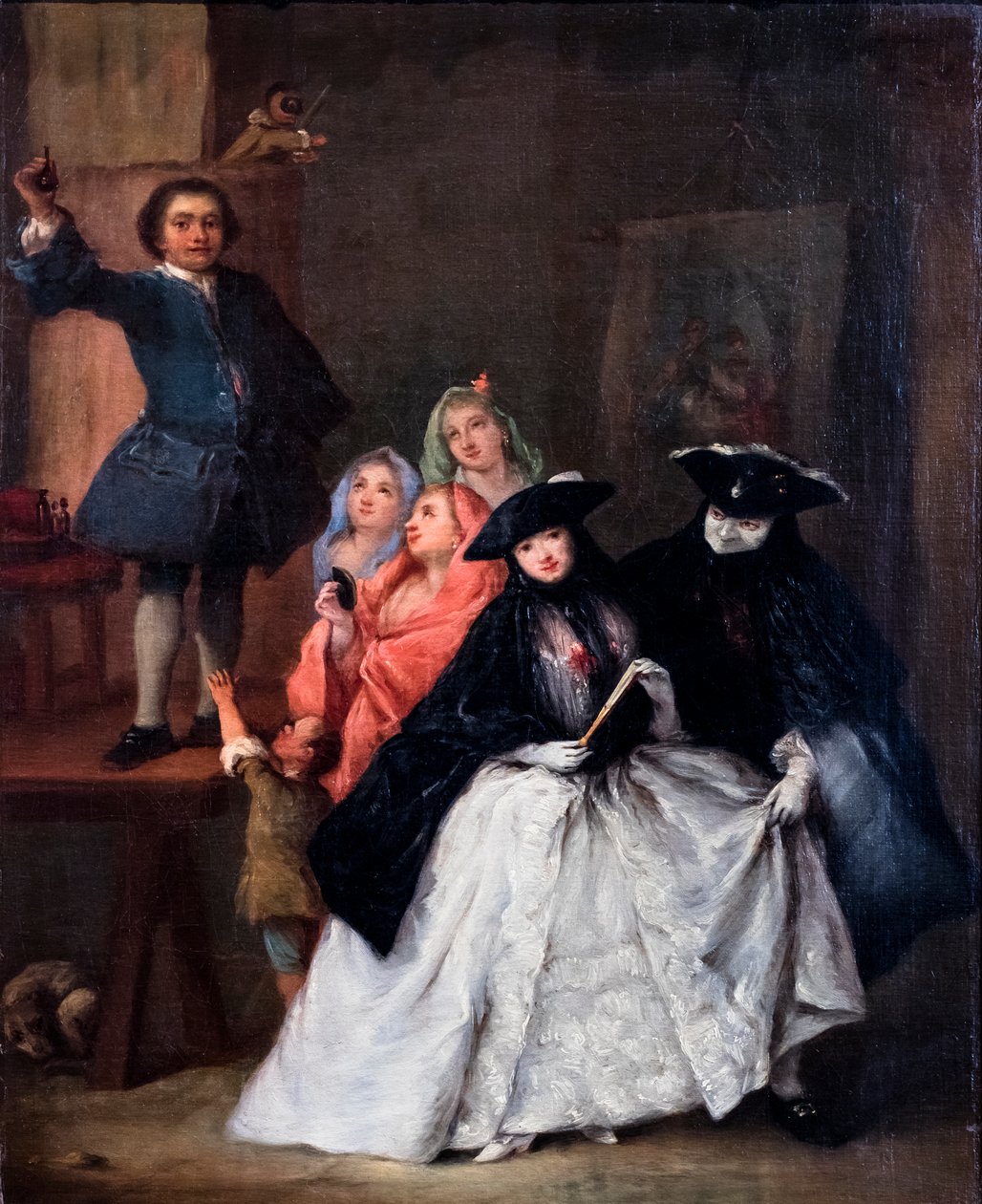 Şarlatan, yaklaşık 1757 (tuval üzerine yağlıboya) by Pietro Longhi