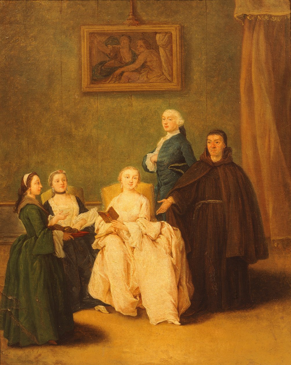 Keşişlerin Ziyareti, Pietro Longhi (1701-1785) by Pietro Longhi
