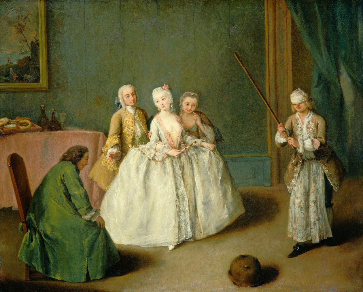 Tencere Oyunu, c. 1744. by Pietro Longhi