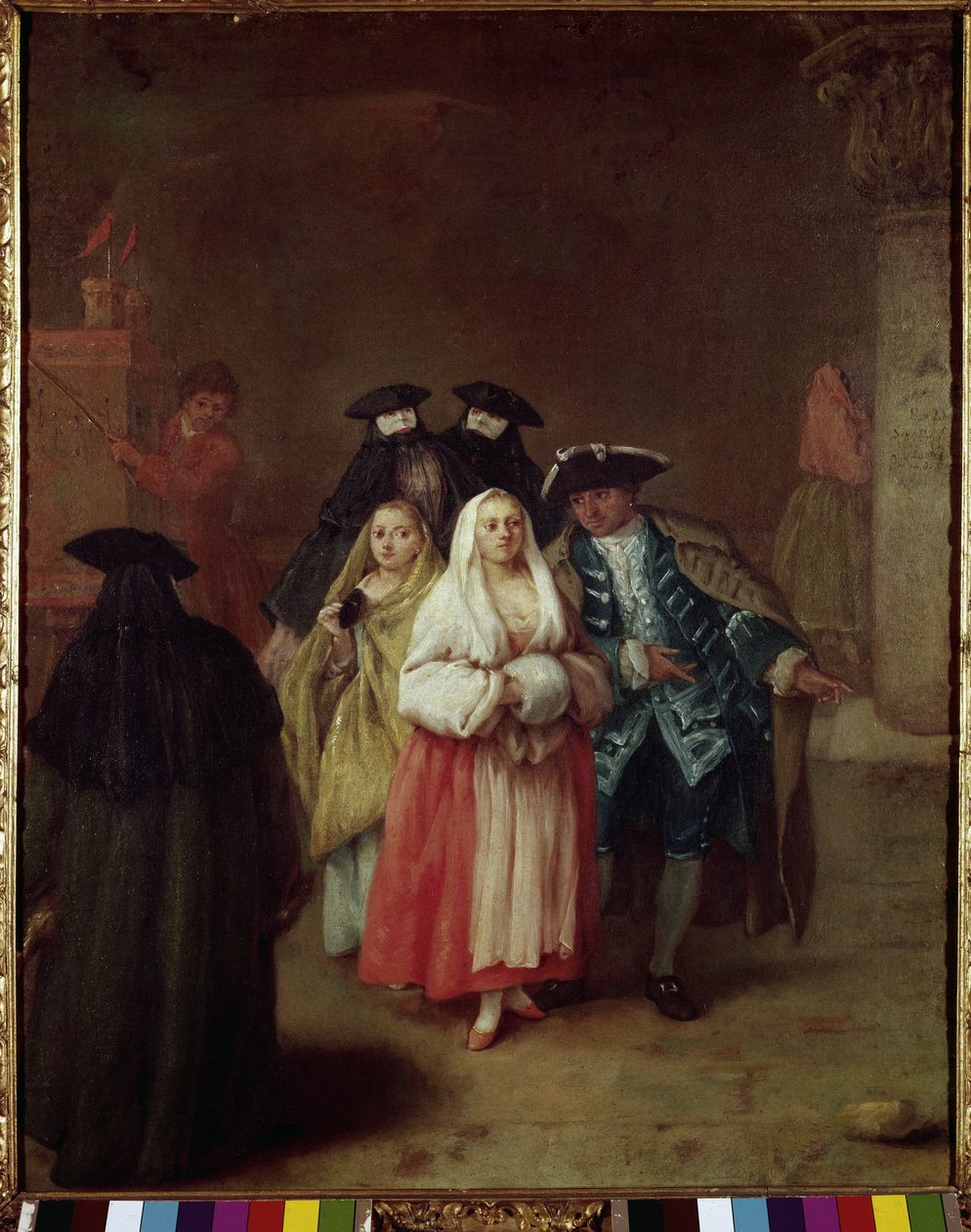 Yeni Dünya - Pietro Longhi (1702-1785), tuval üzerine yağlı boya, 61x49 cm, yaklaşık 1756. Venedik, Querini Stampalia Vakfı by Pietro Longhi