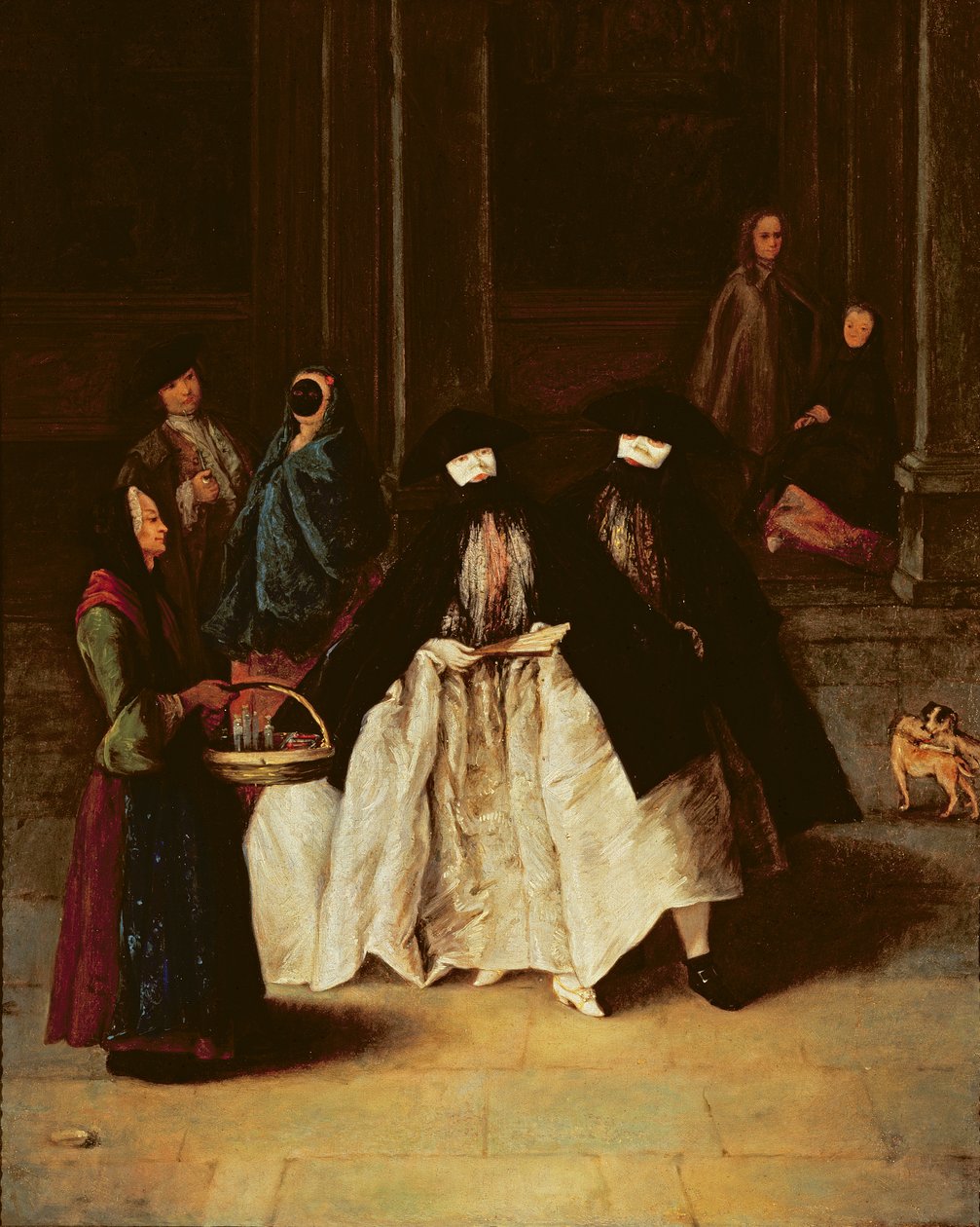 Parfüm Satıcısı (tuval üzerine yağlı boya) (bkz. alo 166068) by Pietro Longhi