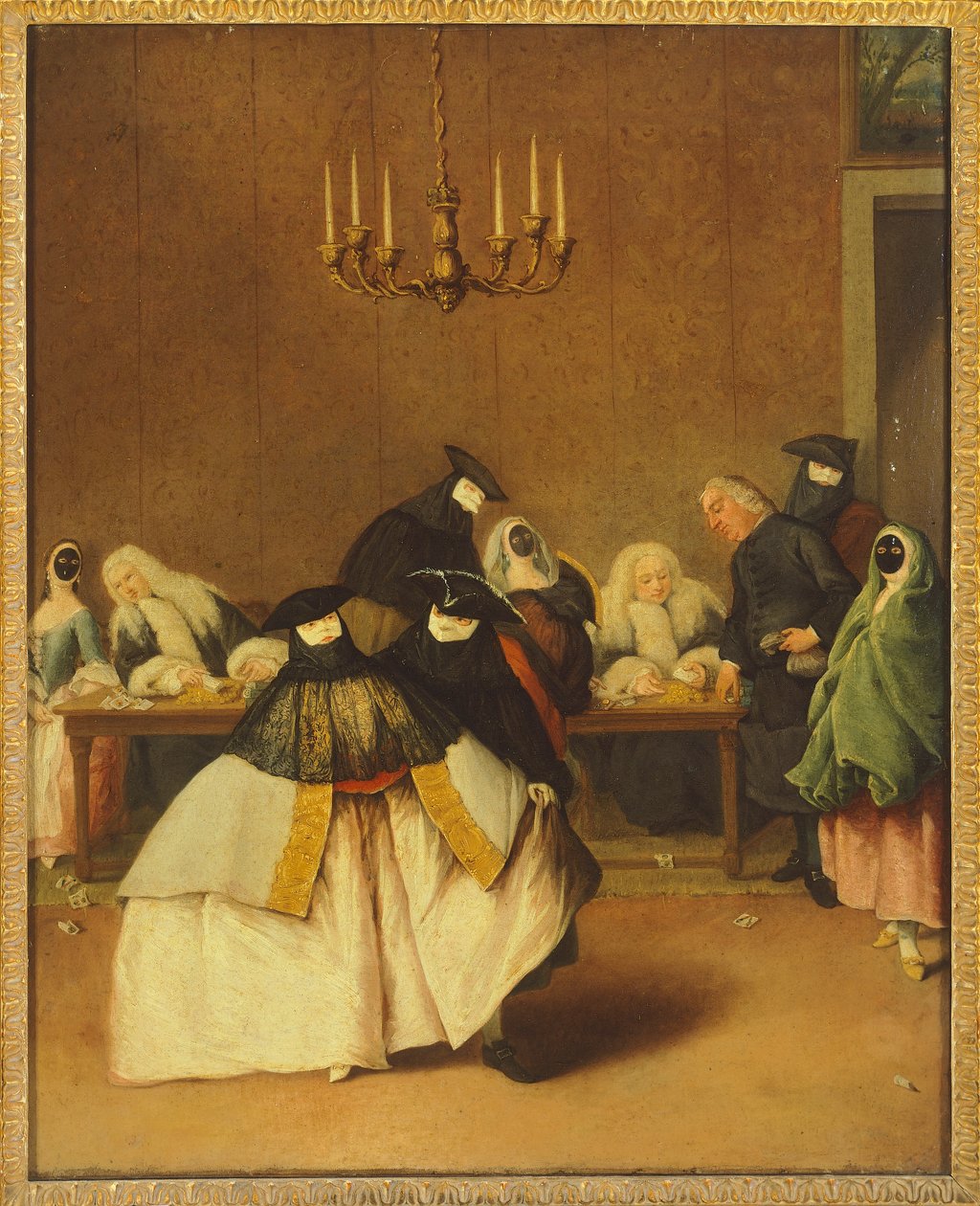 Ridotto, Venedik maskeleri, Pietro Longhi (1701-1785) by Pietro Longhi