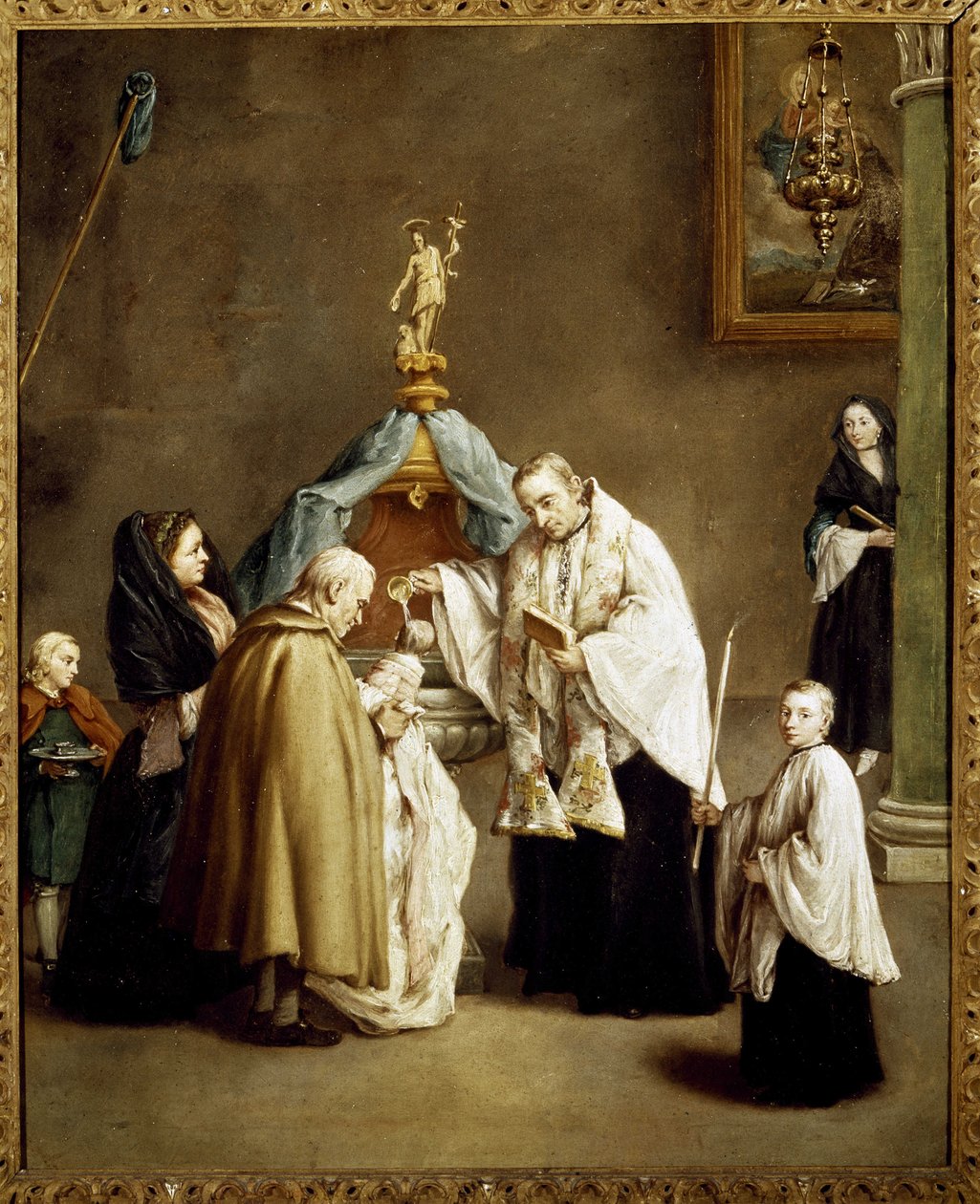 vaftiz by Pietro Longhi