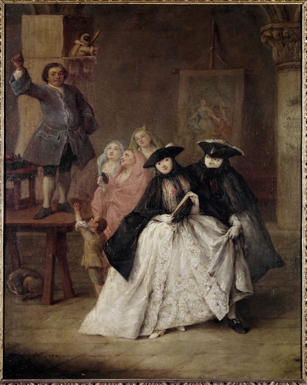 Şarlatan (Il ciarlatano) - Tablo Pietro Longhi (1702-1785), tuval üzerine yağlı boya, 62x50 cm by Pietro Longhi
