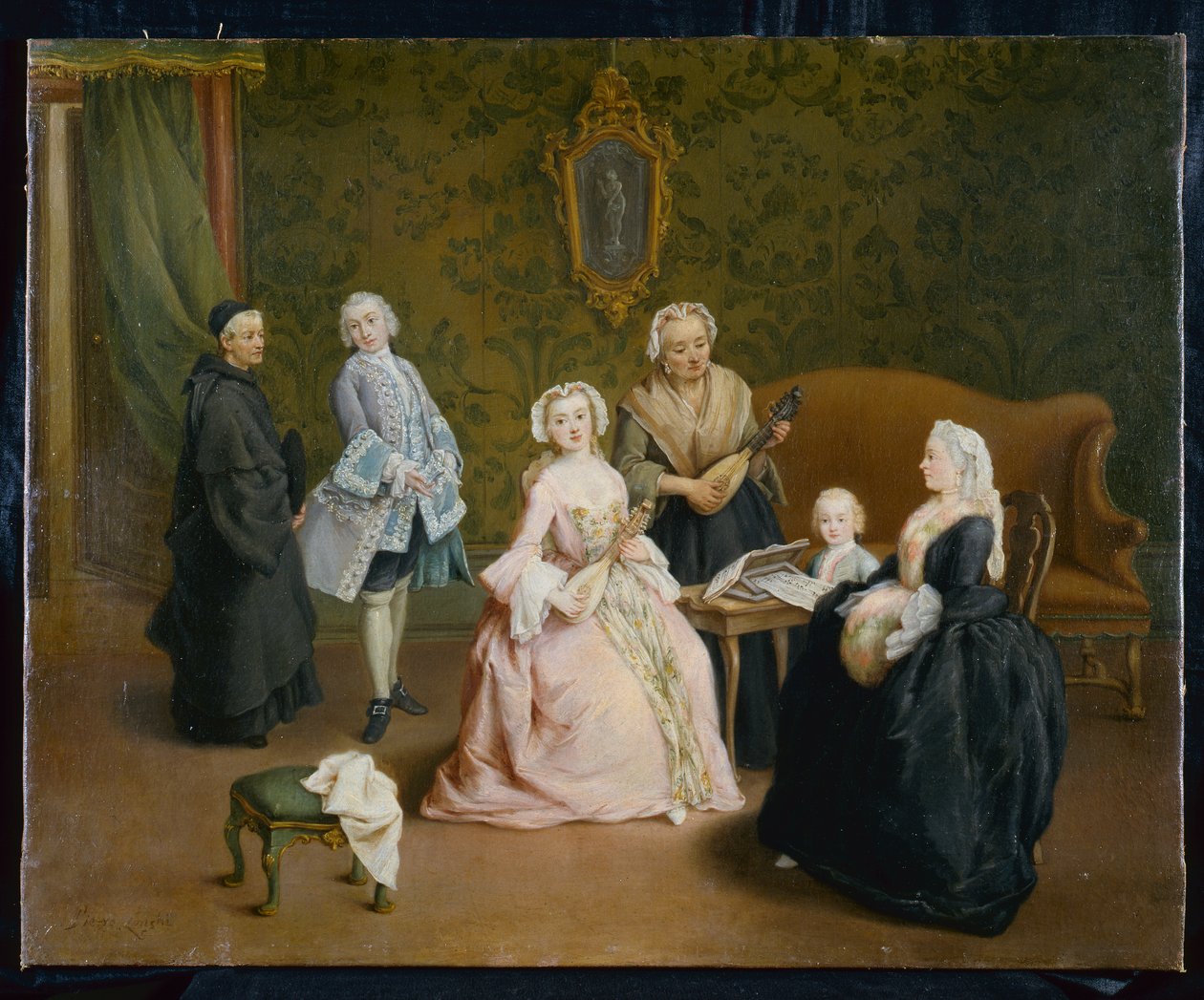 aile konseri by Pietro Longhi