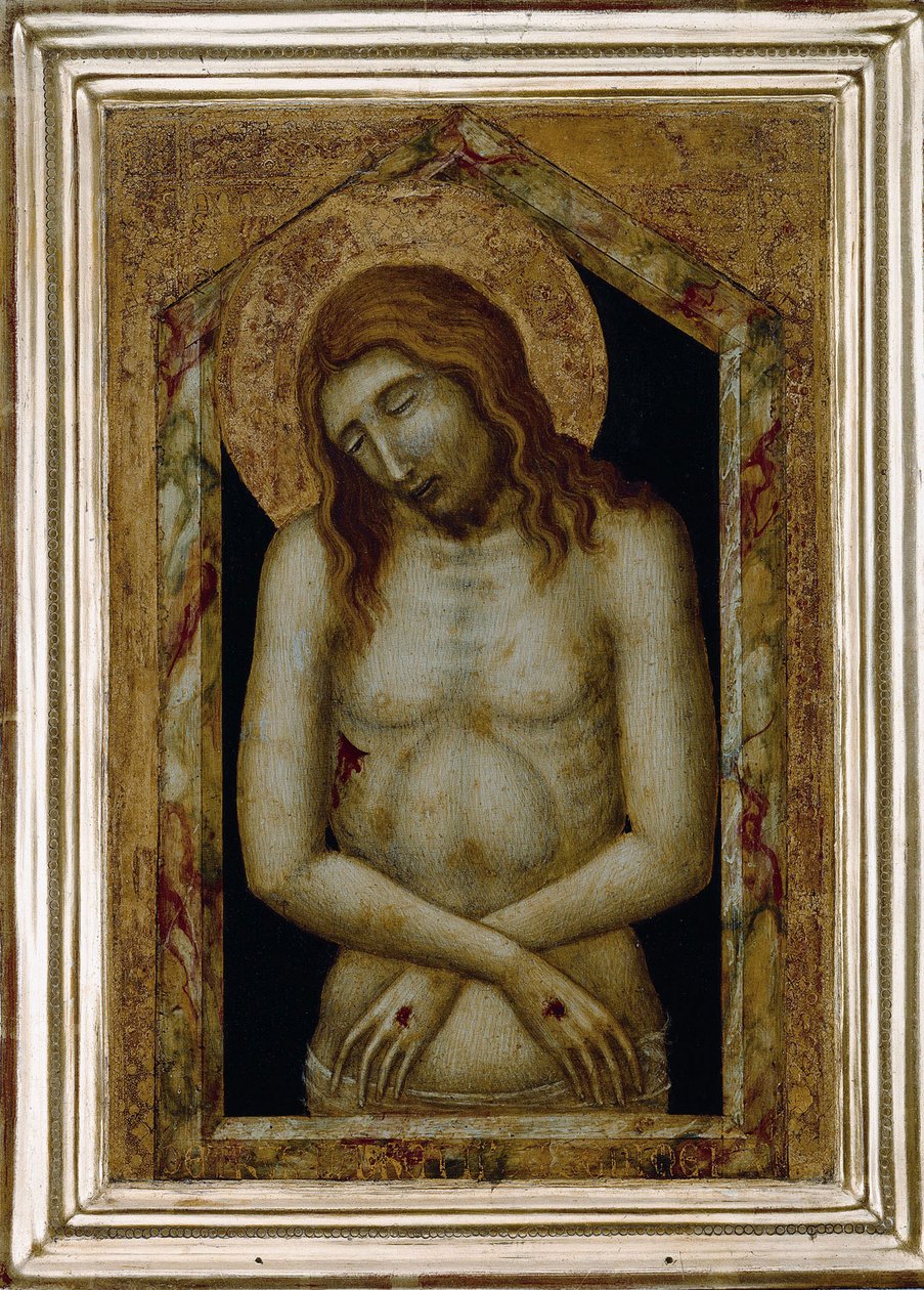 Acı Çeken Kurtarıcı Olarak Mesih by Pietro Lorenzetti